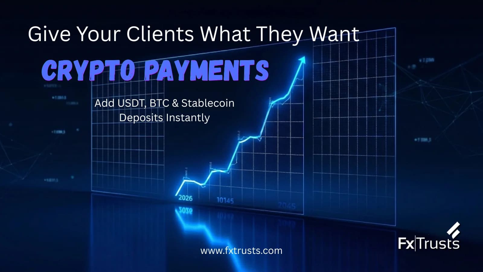 How to add crypto payments to your forex broker — USDT, BTC & stablecoin deposits